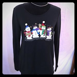 Kim Rogers Christmas Snowman Shirt